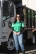 Celia Vila with an ACV Junk Removal truck
